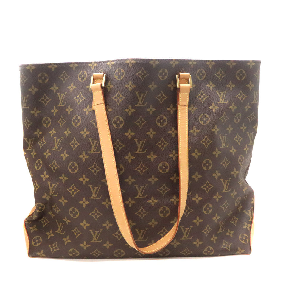 Louis Vuitton Cavalto Tote Bag Monogram Brown