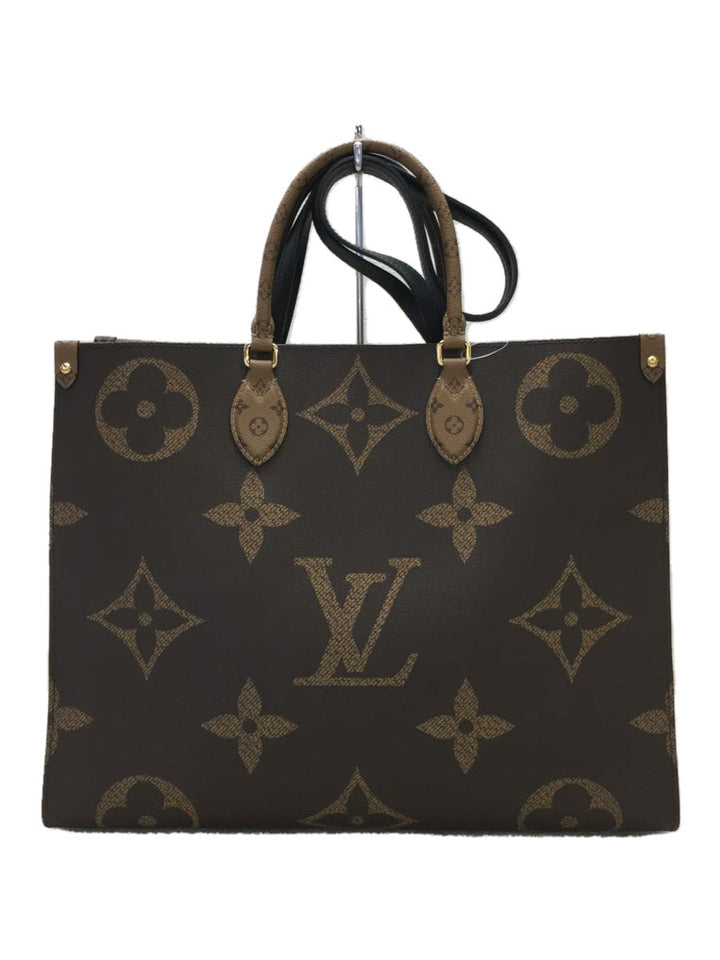 Louis Vuitton On The Go Gm Monogram Tote Bag Pvc Brown