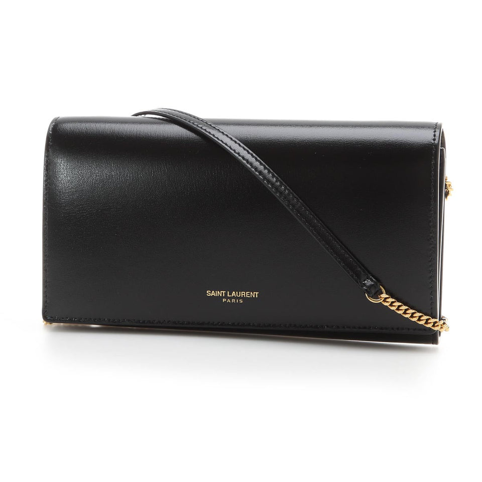 Saint Laurent- Wallet on Chain Black