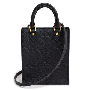 Louis Vuitton  Petite Sac Plat Noir Shoulder Bag Handbag