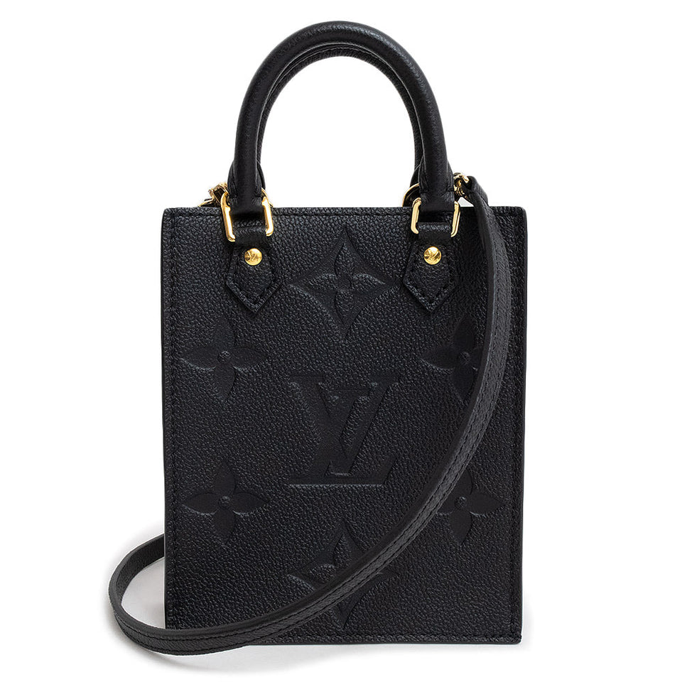 Louis Vuitton  Petite Sac Plat Noir Shoulder Bag Handbag