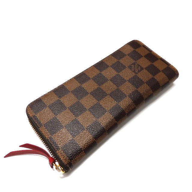 Louis Vuitton Damier Portefeuille Clemence Round Zipper Long Wallet