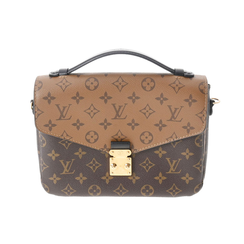 Louis Vuitton Monogram Pochette Metis MM 2way Canvas Handbag
