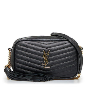 Saint Laurent- Tassel Chain Shoulder Bag Mini Crossbody Bag Black