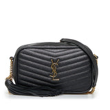 Saint Laurent- Tassel Chain Shoulder Bag Mini Crossbody Bag Black