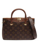 Louis Vuitton 2way Shoulder Bag Handbag Pallas BB Monogram