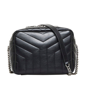 Saint Laurent- Crossbody Chain Shoulder Bag Black