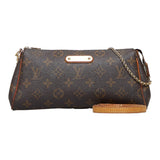 Louis Vuitton Monogram Eva Handbag Shoulder Bag 2way Brown