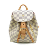 Louis Vuitton Sperone BB Backpack Backpack Bag Canvas Damier Azur