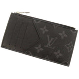 Louis Vuitton Coin Case Monogram Eclipse Coin Card Holder Black