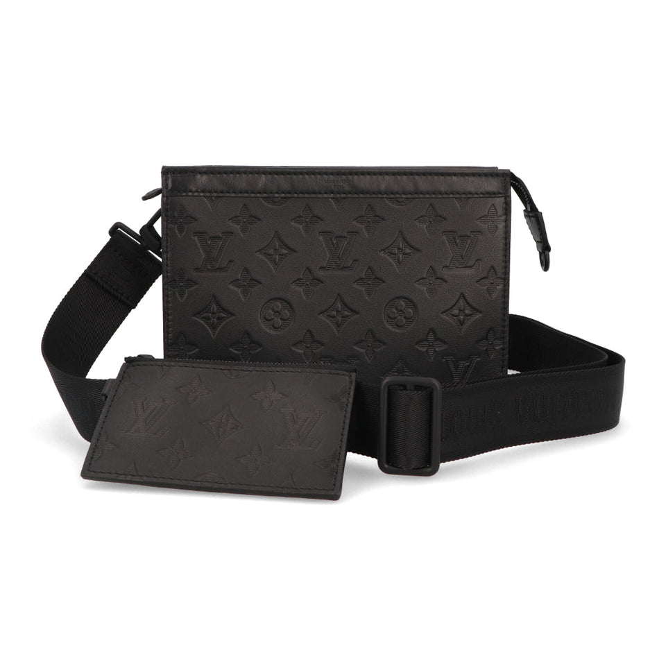 Louis Vuitton Gaston Wearable Wallet Shoulder Bag Purse Black