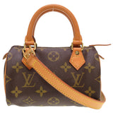 Louis Vuitton Monogram Mini Speedy 2Way Handbag Bag