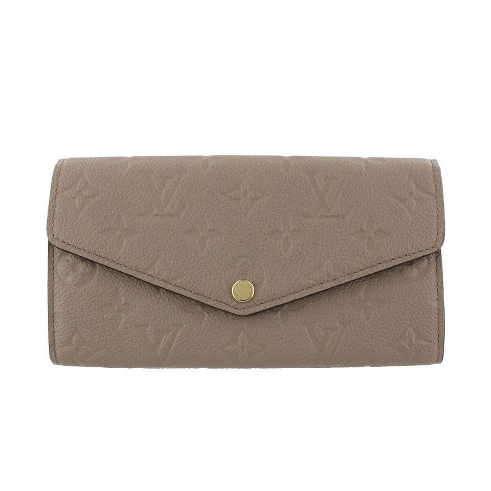 Louis Vuitton Long Wallet Monogram Implant Portefeuille Sarah