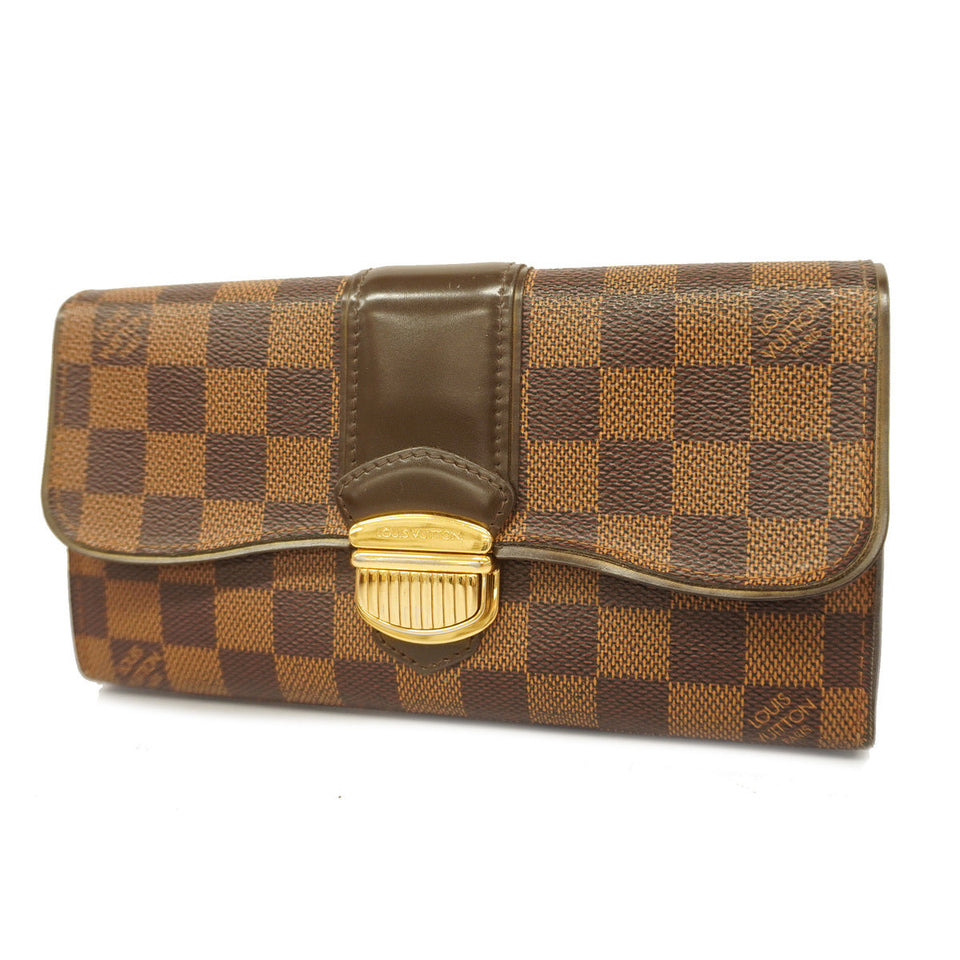 Louis Vuitton Bifold Long Wallet Damier Portefeuille Sistine