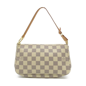 Louis Vuitton Pochette Accessoire Pouch Canvas Damier Azur