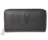 Saint Laurent- Paris Wallet Long Wallet Zipper Black