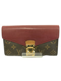 Louis Vuitton Portefeuil Pallas Noir Monogram Shoulder Bag Red