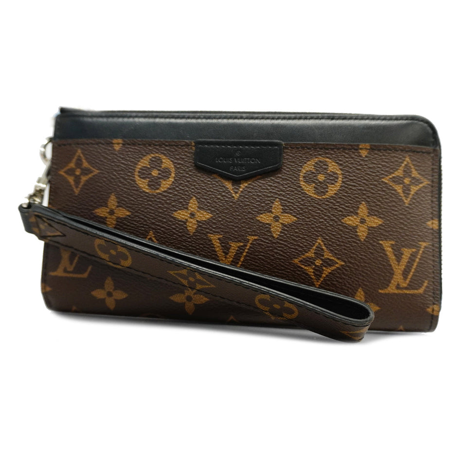 Louis Vuitton Long Wallet Monogram Macassar Zippy Dragonne Wallet