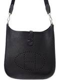 Hermes Evelyn PM Shoulder Bag Black