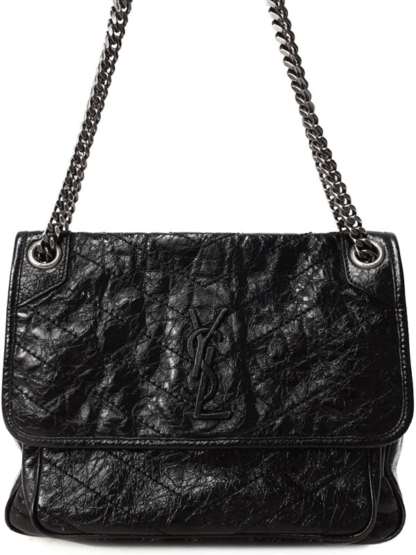 Saint Laurent- Paris Niki Medium Chain Shoulder Bag black