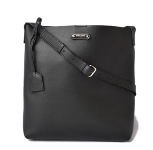 Saint Laurent- Shoulder Bag Crossbody Messenger Leather Black Saint Laurent