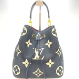 Louis Vuitton Neonoe MM Monogram Amplant Bicolor Handbag Black