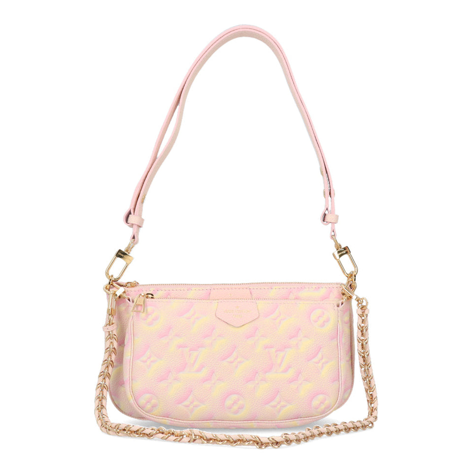 Louis Vuitton Multi Pochette Shoulder Bag Pink
