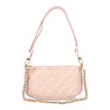 Louis Vuitton Multi Pochette Shoulder Bag Pink