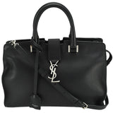 Saint Laurent- Small Cabas Handbag 2way Monogram Black