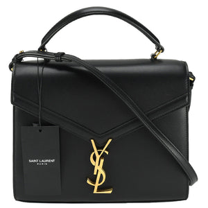 Saint Laurent- Cassandra Top Handle Bag Handbag Black
