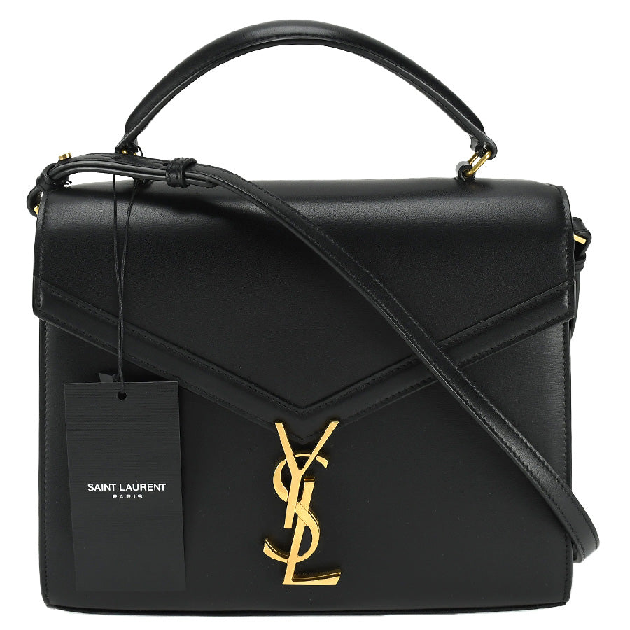 Saint Laurent- Cassandra Top Handle Bag Handbag Black