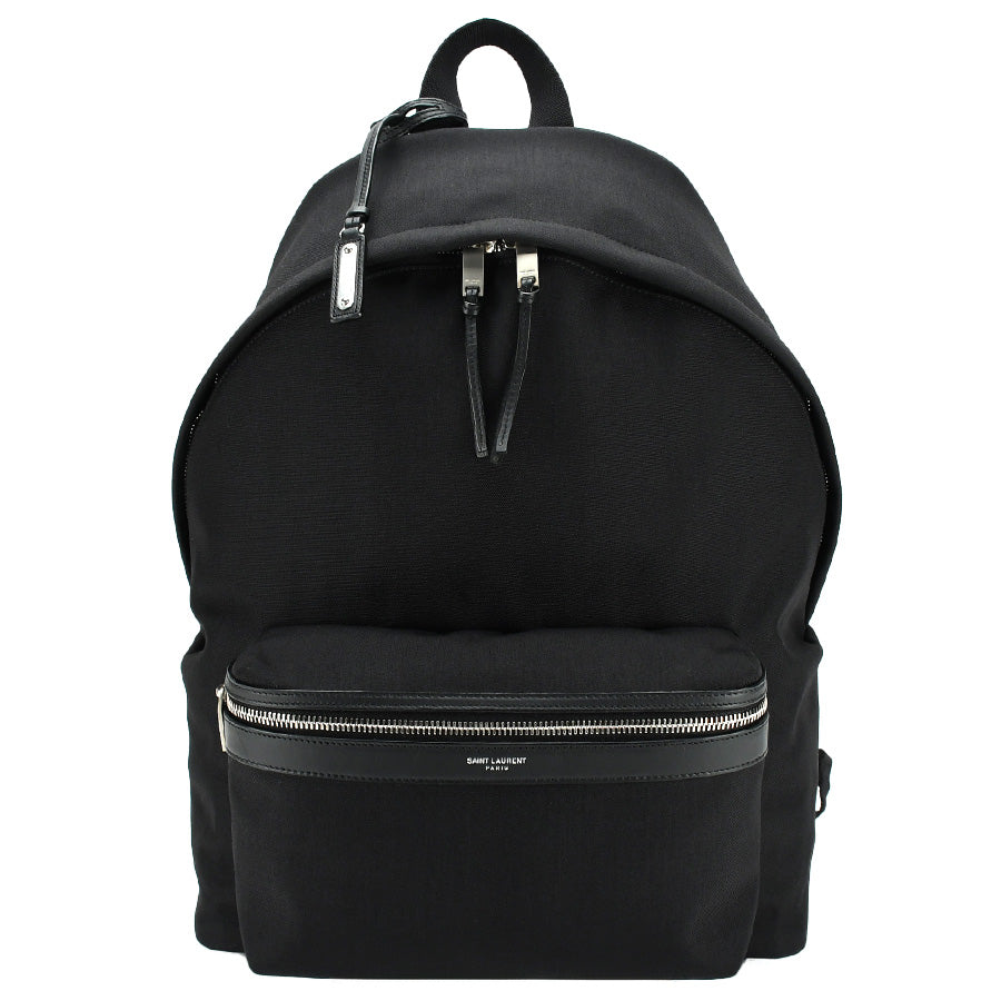 Saint Laurent- Paris City Backpack Black