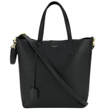 Saint Laurent- Tote Bag 2way Handbag Crossbody Black