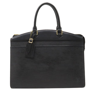 Louis Vuitton Epi Riviera Handbag Noir Black Gold Hardware