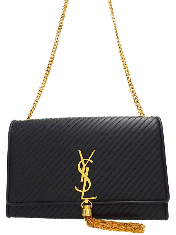 Saint Laurent- Paris Chain Shoulder Bag black