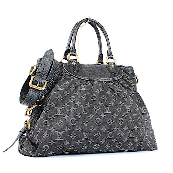 Louis Vuitton Monogram Denim Black Neocabby 2way Tote Bag