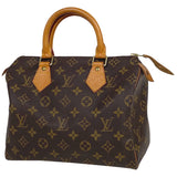 Louis Vuitton Speedy 25 Boston Bag Commuter Monogram Brown