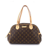 Louis Vuitton Monogram Montorgueil PM Hand Bag Brown