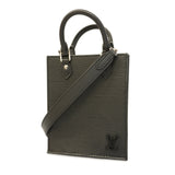 Louis Vuitton Shoulder Bag Epi Petite Sac Plat Noir Black