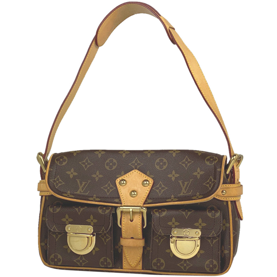Louis Vuitton Hudson PM Shoulder Bag Monogram Brown