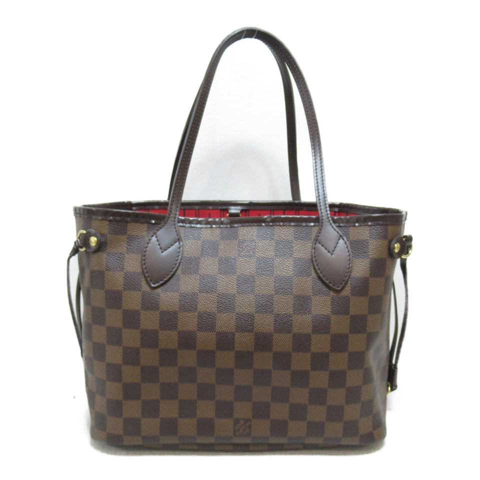 Louis Vuitton Neverfull MM Tote Coated Canvas Damier Ebene