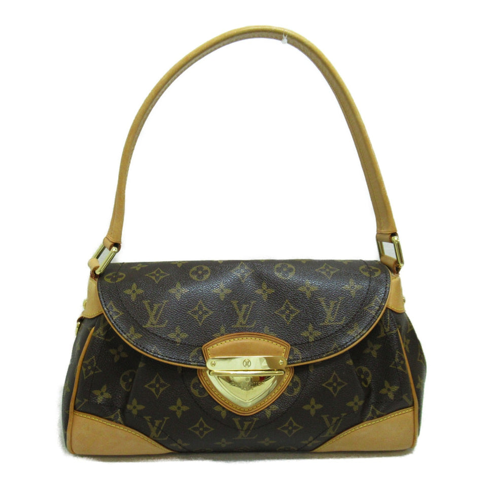 Louis Vuitton Beverly MM Shoulder Bag PVC Coated Canvas Monogram  Brown