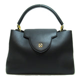 Louis Vuitton Capucines GM Taurillon Shoulder Bag Black