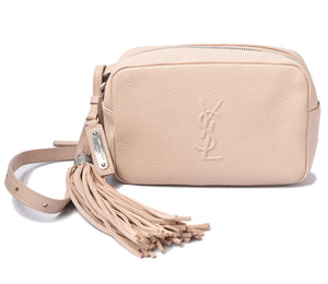 Saint Laurent- Belt Bag Shoulder Bag Leather Pink Beige