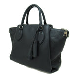 Louis Vuitton Haumea Tote Bag Leather Mahina Black