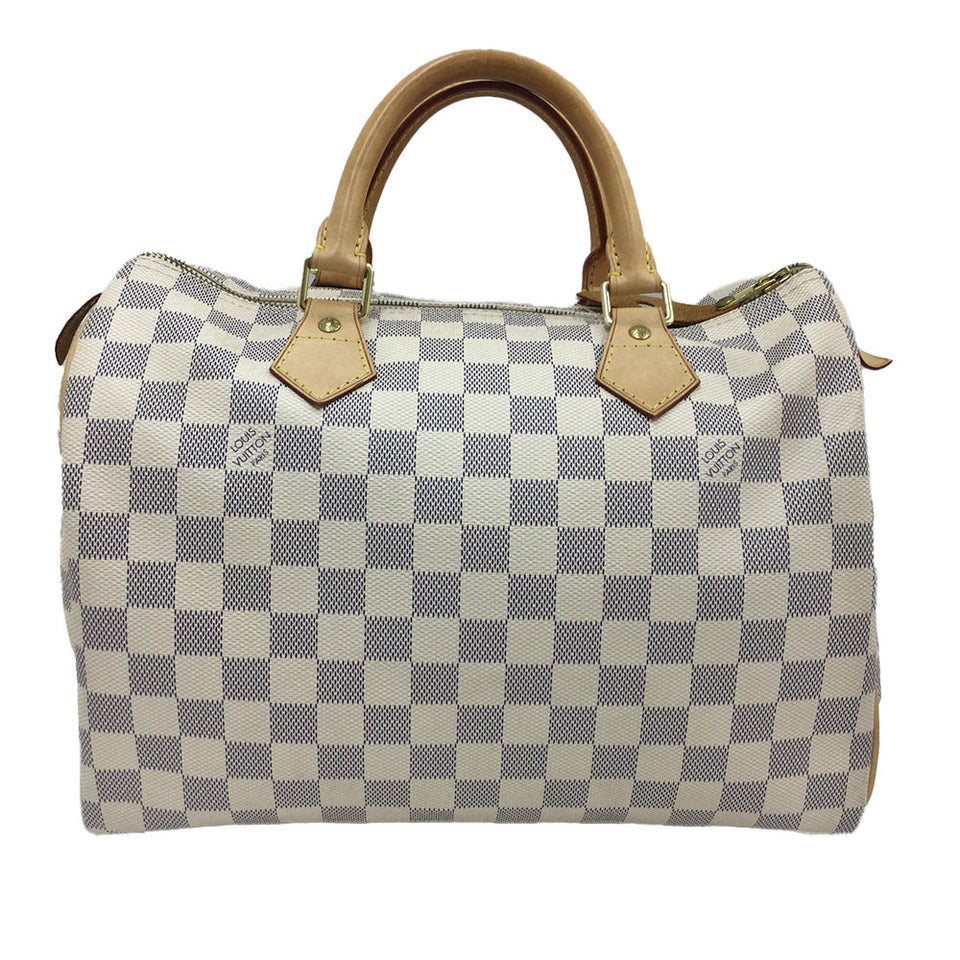 Louis Vuitton Speedy 30 Damier Azur Handbag