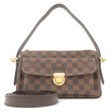 Louis Vuitton Damier Ravello GM Diagonal Shoulder Bag Damier Ebene