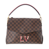 Louis Vuitton Damier Bobour MM Scarlet Damier Canvas 2way Bag A Rank