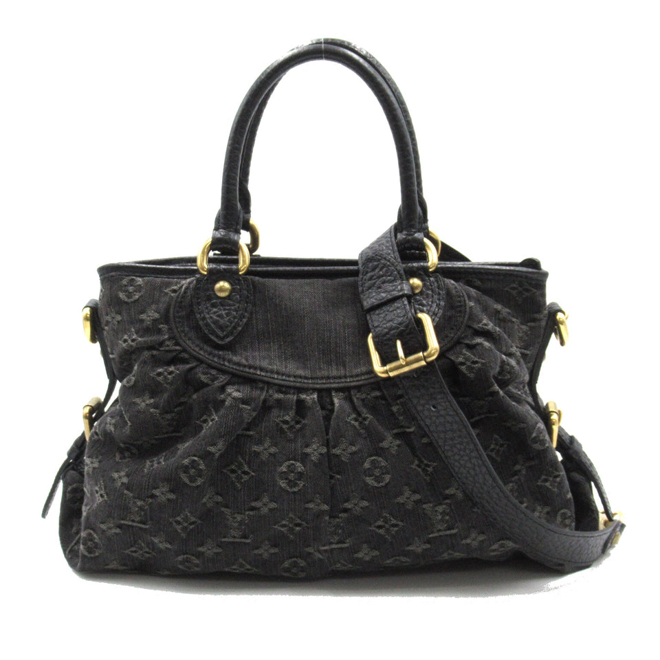 Louis Vuitton Neo Cabby MM 2way Shoulder Bag Canvas Denim Monogram