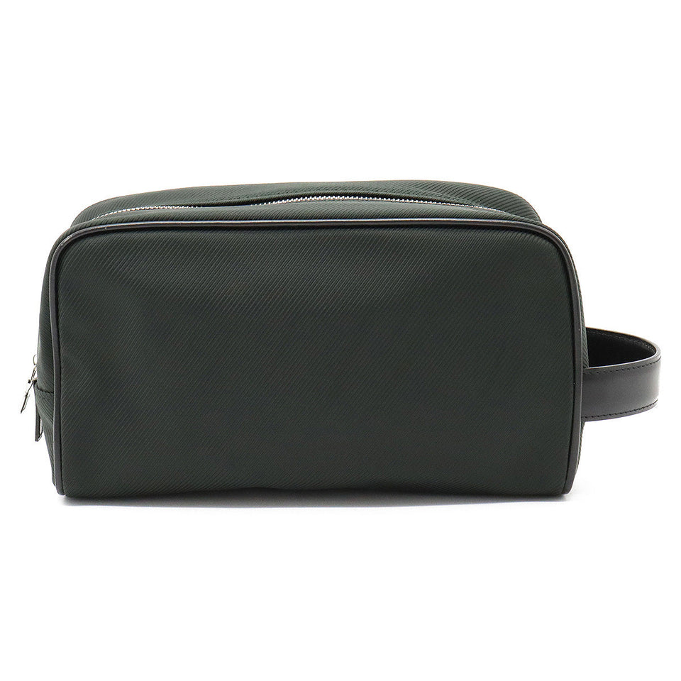 Louis Vuitton Taiga Parana Handbag Canvas Leather Ardoise Black